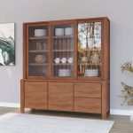 3 Door Rustic Display Cabinet