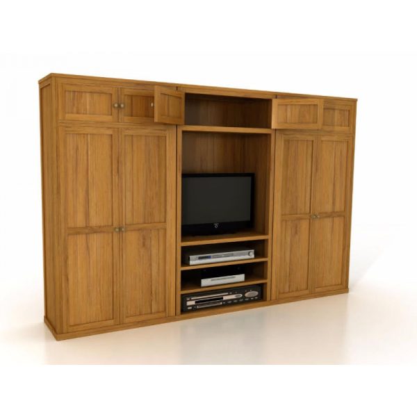 Casa 4 Door Teak Wardrobe WRD 23-04