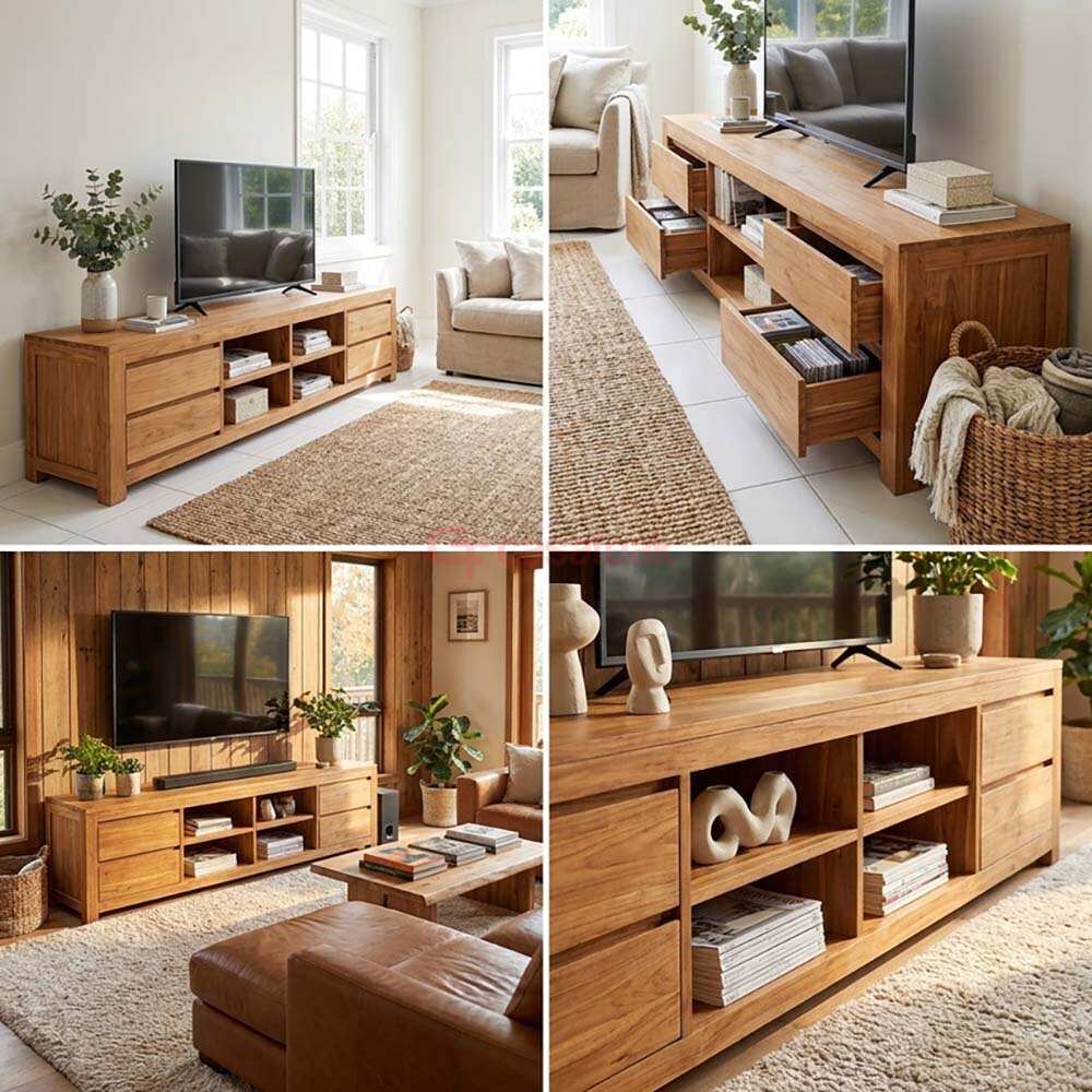 Teak TV Cabinet