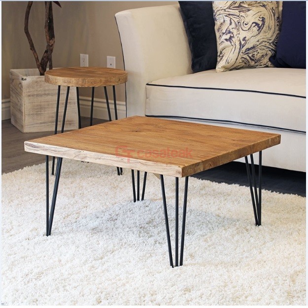 Rustic Square Coffee Table