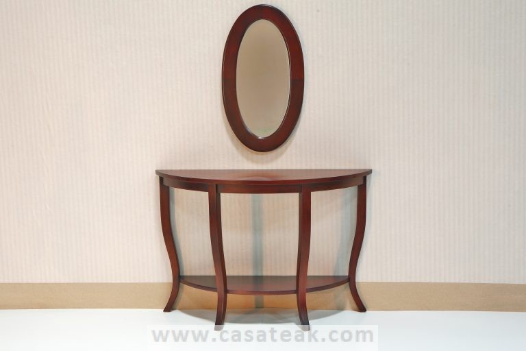 Dressing table and mirror
