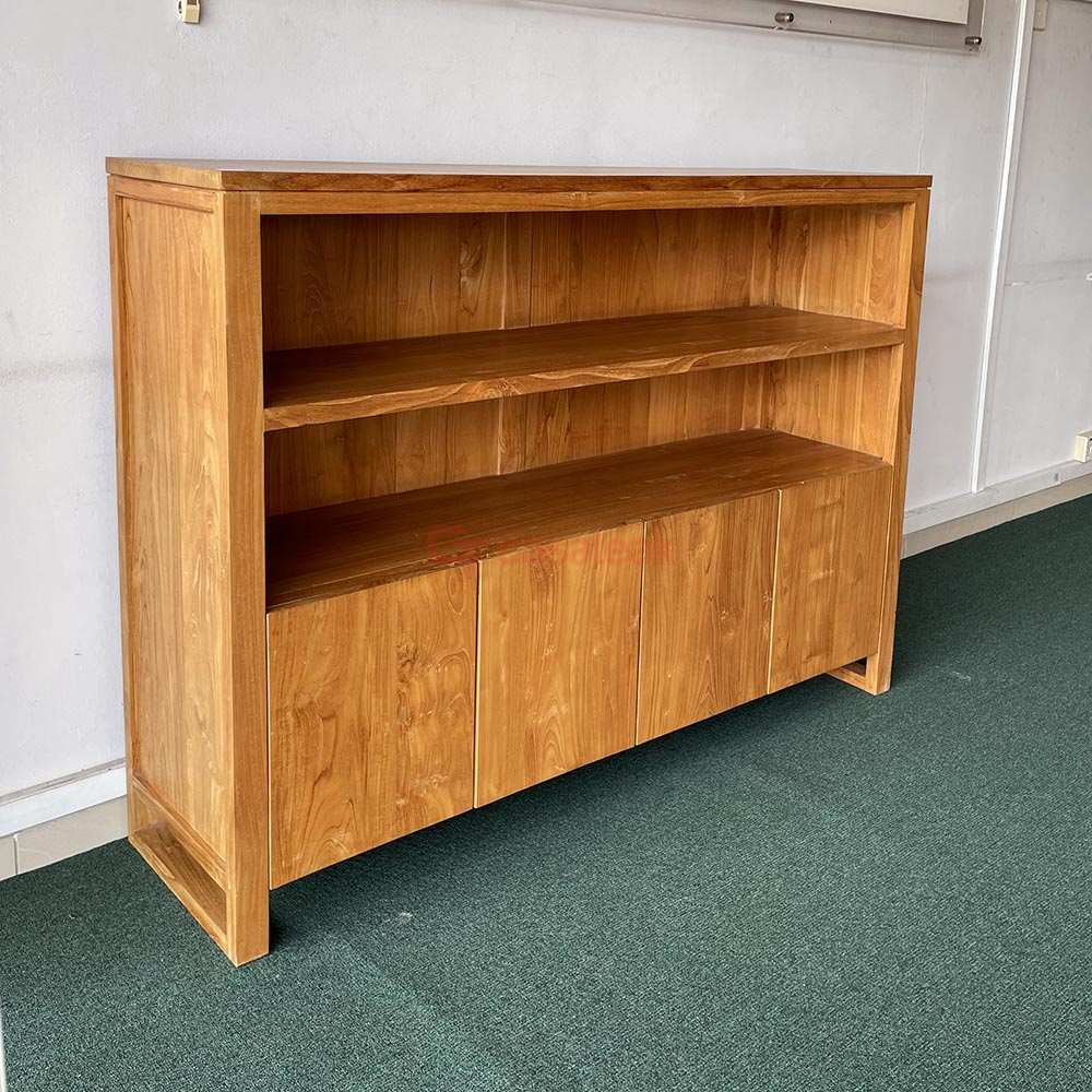 Teak Display Cabinet