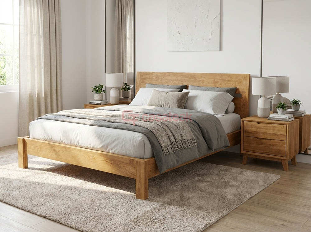 Teak Bed Frame - Dos