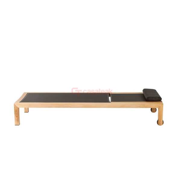 Teak Outdoor Lounger- Horizon - Image 3