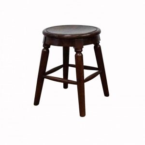 kopitiam stool, teak wood round stool, Kopitiam chair