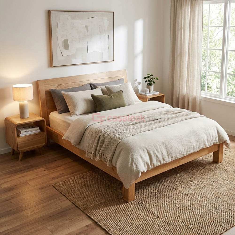 Manson Teak Bed Frame