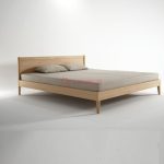 Teak Minimalist Bed Frame