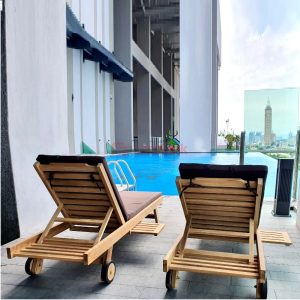 Teak Sun Lounger- Ekka