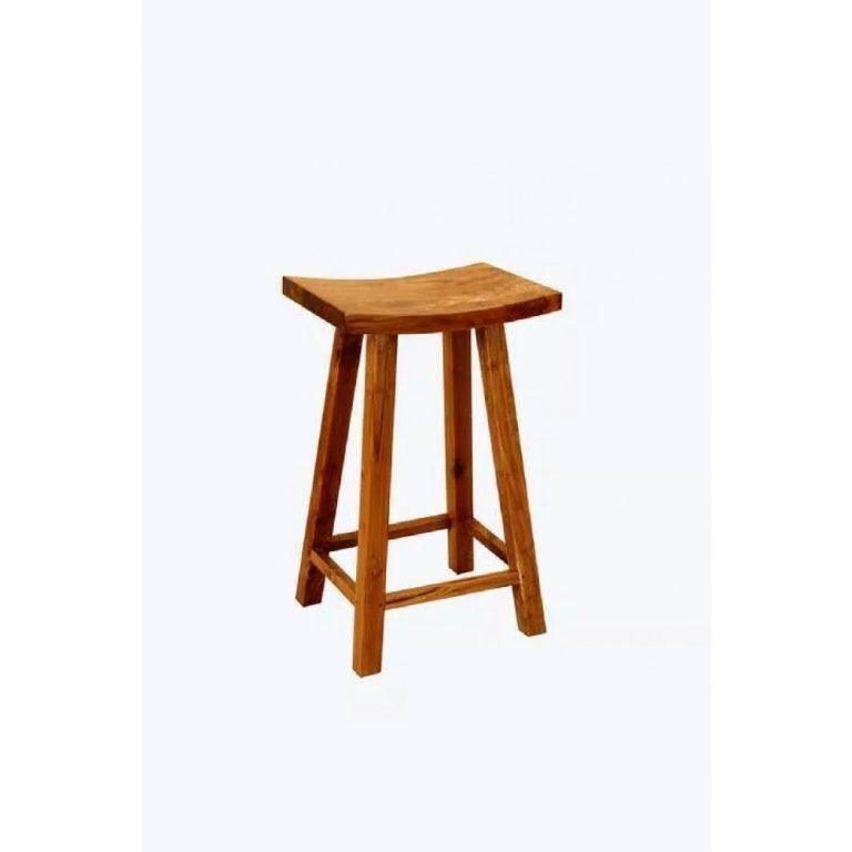 Teak bar stool