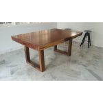 Suar wood Dining Table, Raintree Dining Table Malaysia