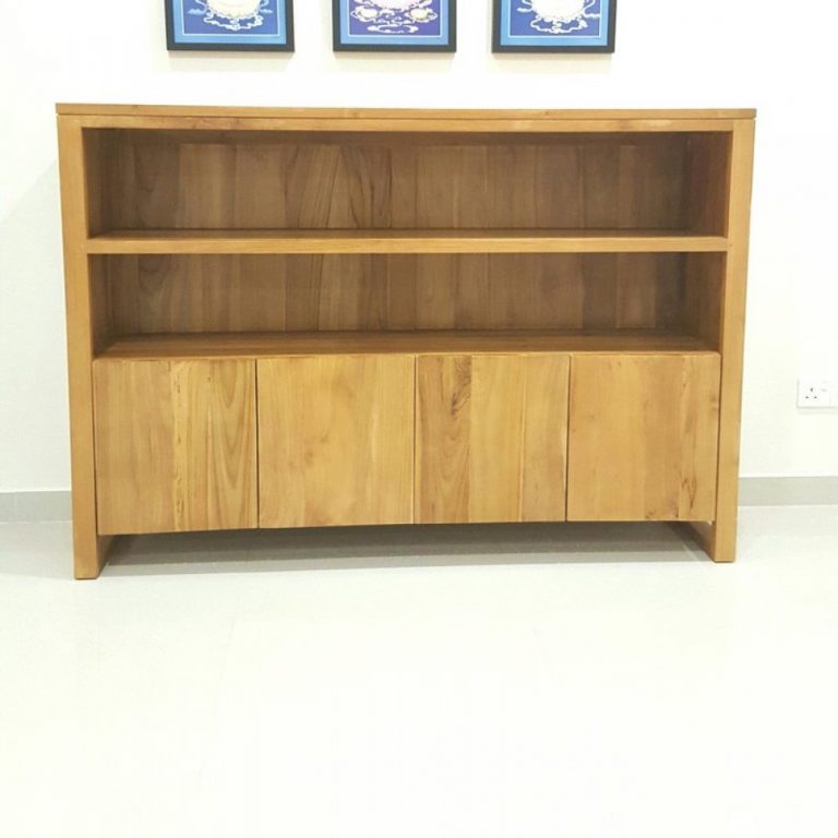Teak Display Cabinet