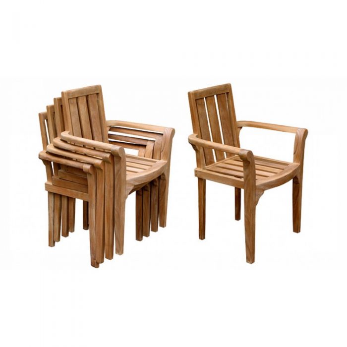 solid wooden chair, stacking chairs