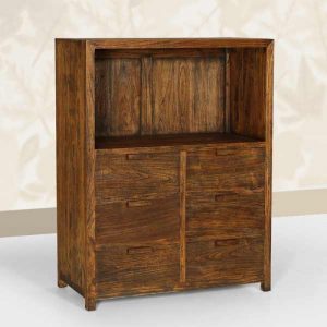 Tall Chest of drawers in teakwood