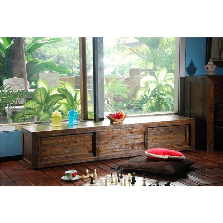 Recycled tv Reclaimed Teak wood tv tv console pj