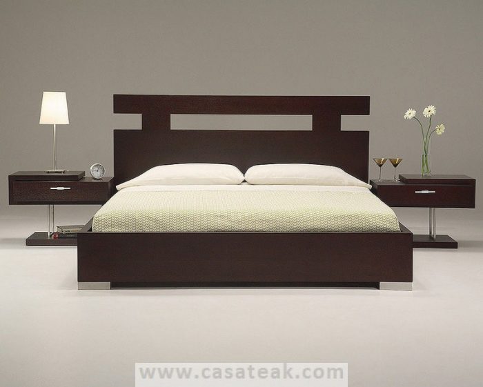 Hilton King Bed Frame,teak bed frame, Katil Jati Furniture