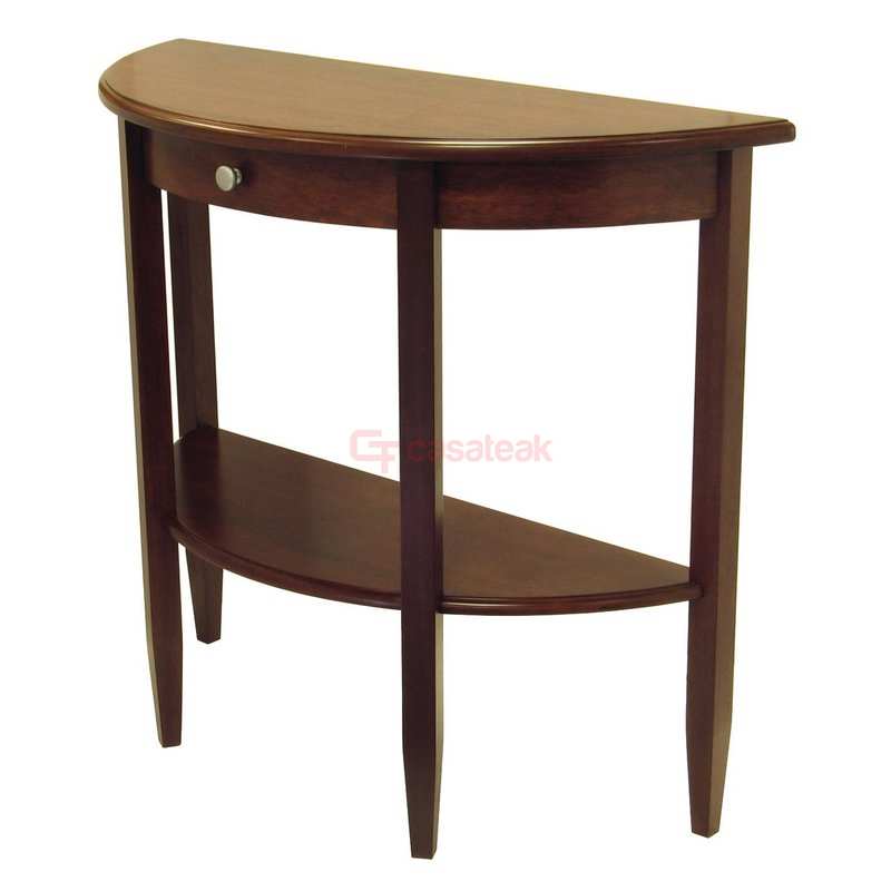 semi circle console table
