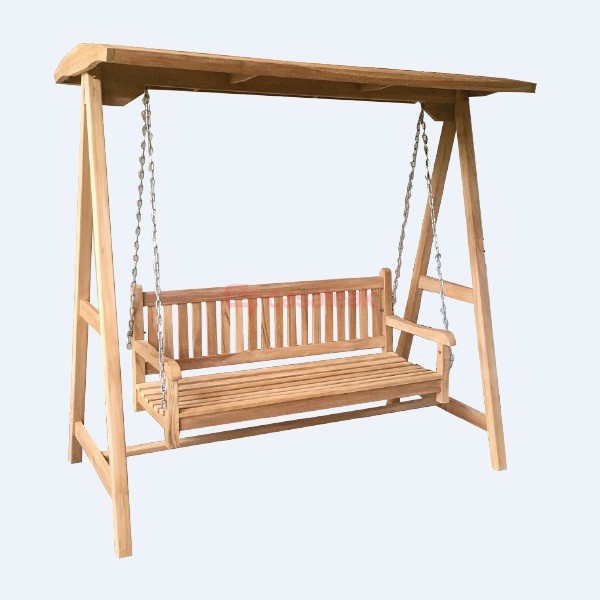 Teak Garden Swing Ts 01 Wood, Wooden Outdoor Swing Bench