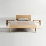 Teak Bed Frame Minimalist Single