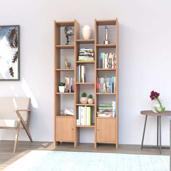 Teak Wood Bookshelf