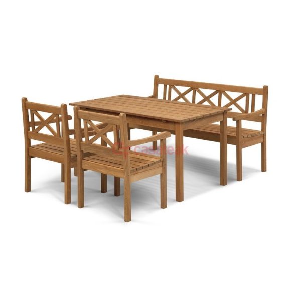 Teak Garden Arm Chair-Lington OB 2-03 - Image 2