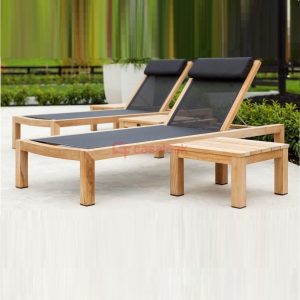 Horizon Teak Lounger