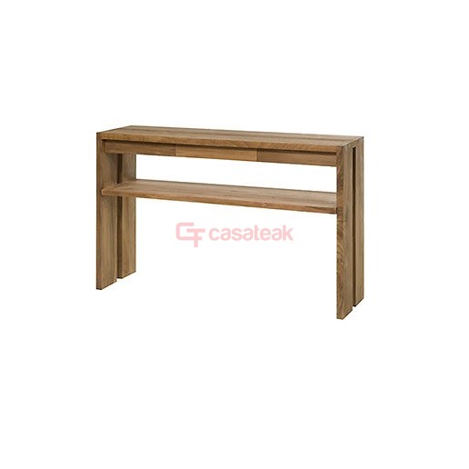 Teak Console Table Rustic