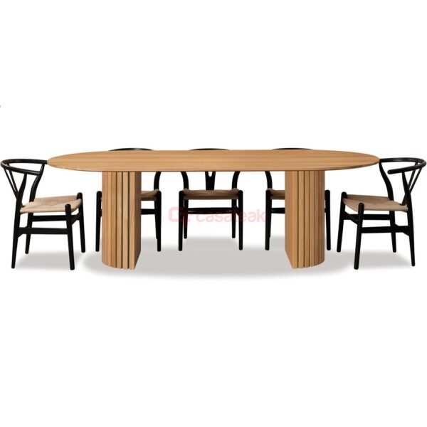Oval Dining Table Teak