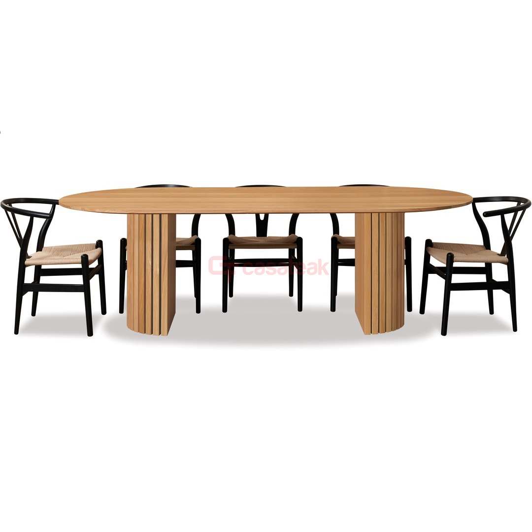 Oval Dining Table Teak
