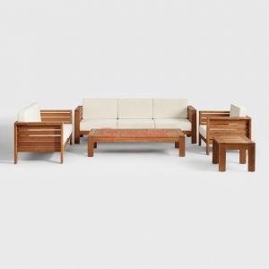 Teak Wood Sofa Set