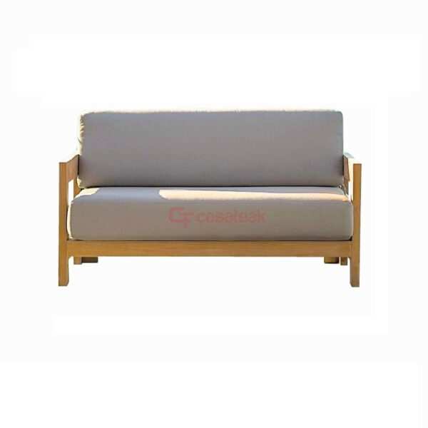 Palm TeakWood Sofa - 2Seater - Image 5