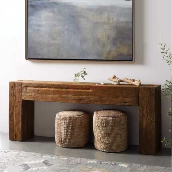 Handmade Console Table Reclaimed Wood CT-1014 - Image 2