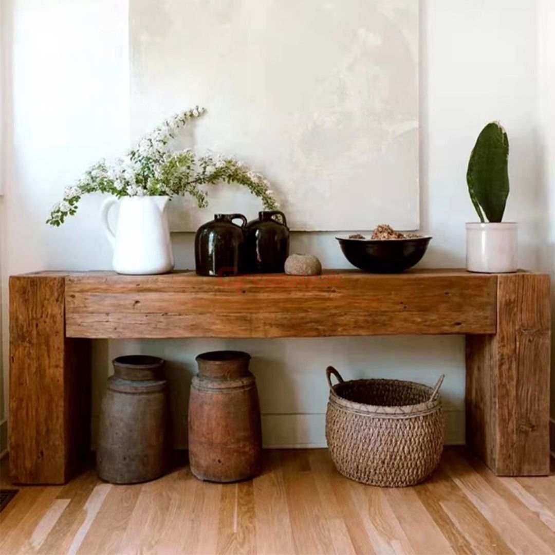 Handmade Console Table Reclaimed Wood CT-1014 - Image 3