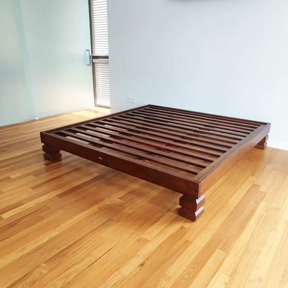 Teak Platform Bed Carlton Design