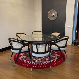 Round Dining Table Glass Top