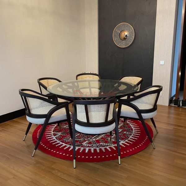 Round Dining Table Glass Top