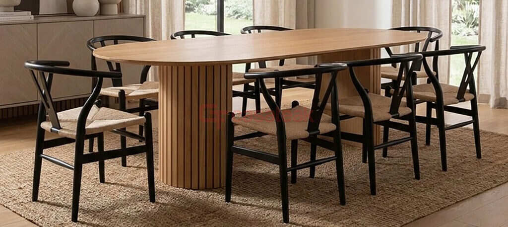 Dining Table Oval Shape