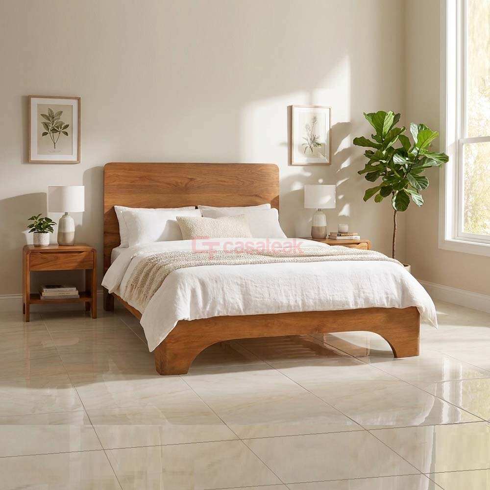 Super Single Teak Bed Frame