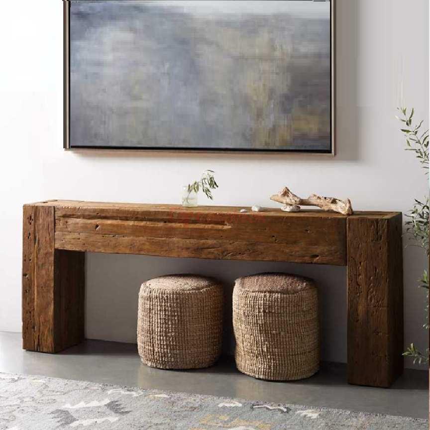 Handmade Console Table Reclaimed Wood CT-1014 - Image 2