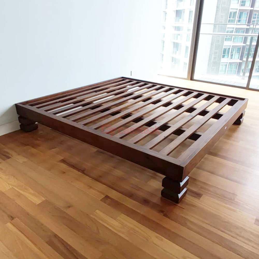 Teak Platform Bed Carlton Design